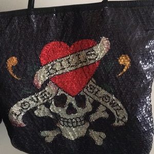 Authentic Ed Hardy tote
